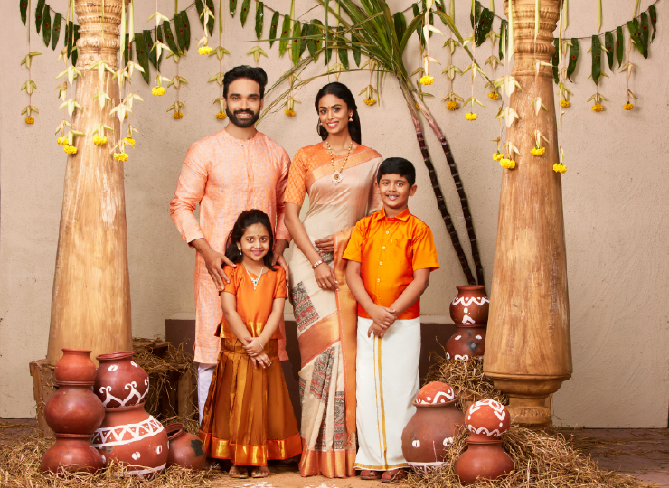 How to plan coordinated outfits for the family Sundari Silks