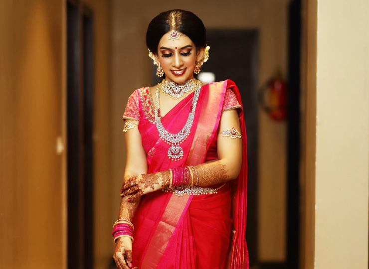 Wedding sarees for brides deals