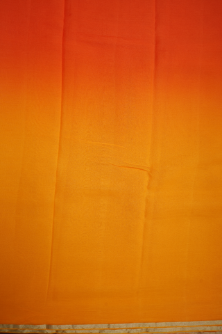 Lightweight Plain Shades Of Orange Chiffon Saree