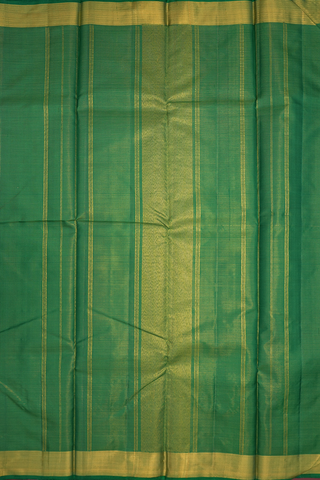 Zari Striped Green Kanchipuram Silk Saree