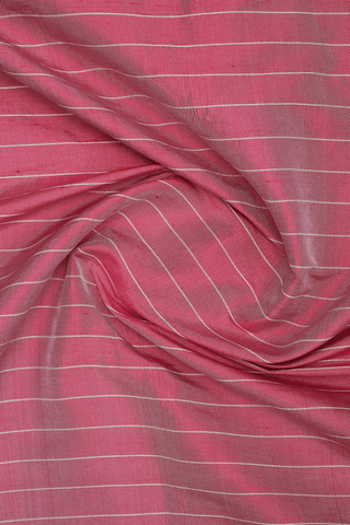 Stripes Design Red And Gold Paithani Silk Dupatta