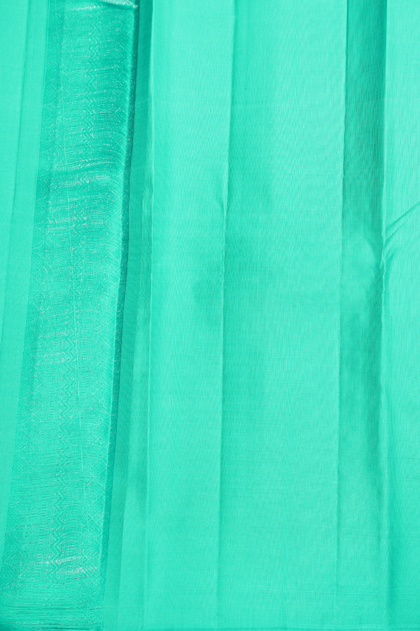 Kanchipuram Silk Saree In Lavender With Checks Along Motifs