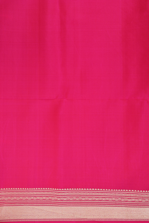 Soft Silk Saree in Cerulean Blue With Zari Buttas