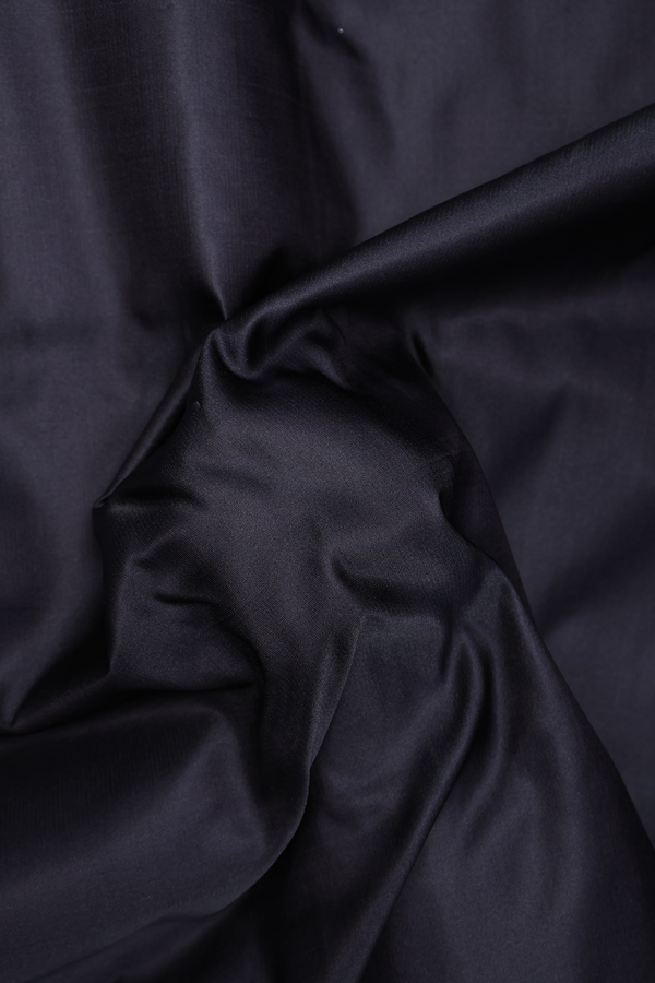 Banarasi Silk Saree In Black With Zari Border