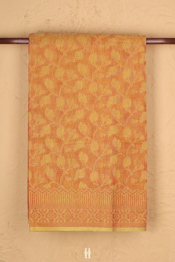 Bengal Cotton Saree In Dual Tone With Allover Design