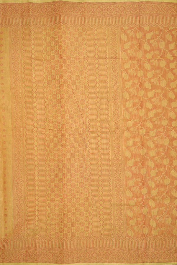 Bengal Cotton Saree In Dual Tone With Allover Design
