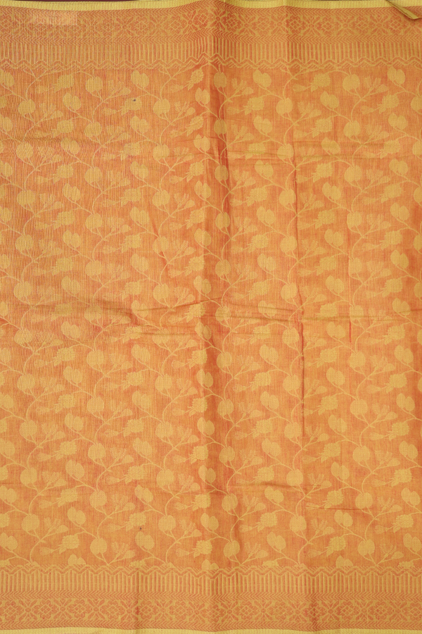 Bengal Cotton Saree In Dual Tone With Allover Design