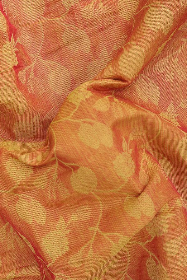 Bengal Cotton Saree In Dual Tone With Allover Design