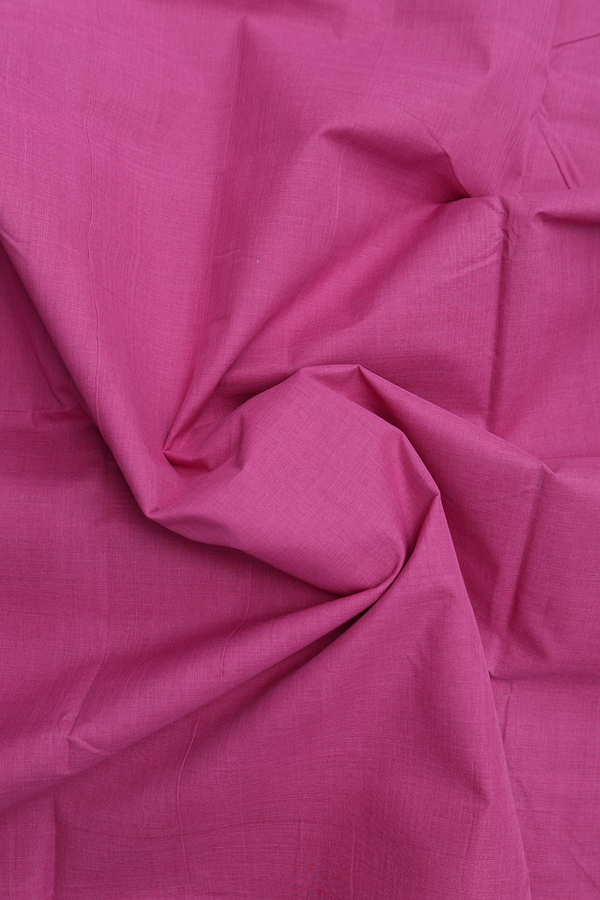 Mangalagiri Cotton Saree In Orchid Purple With Zari Border