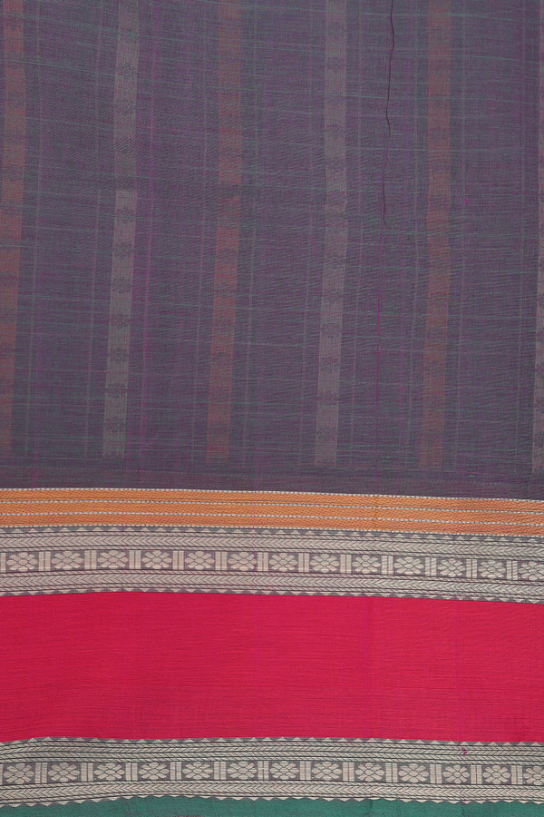 Coimbatore Cotton Saree In Dual Tone With Checks Design