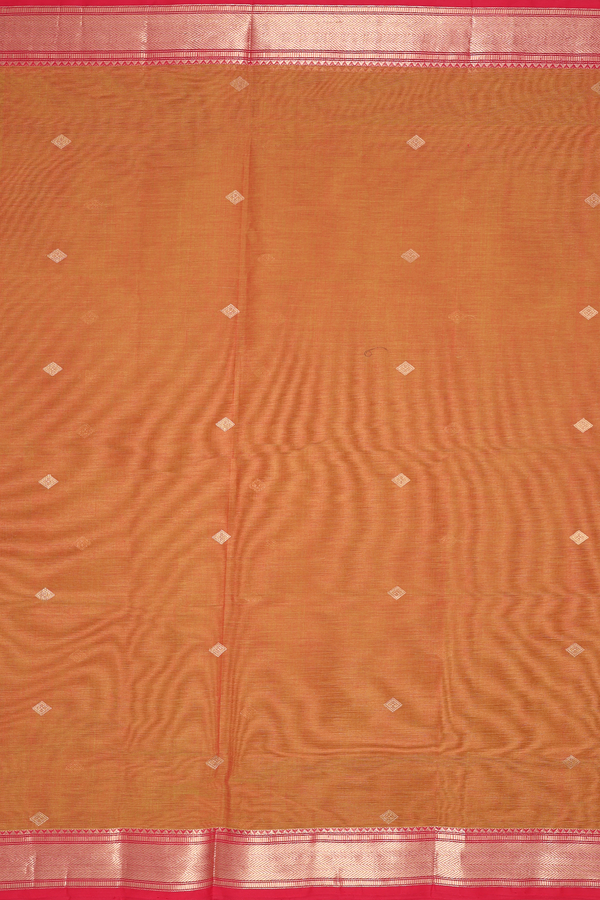 Coimbatore Cotton Saree In Dual Tone With Diamond Buttas