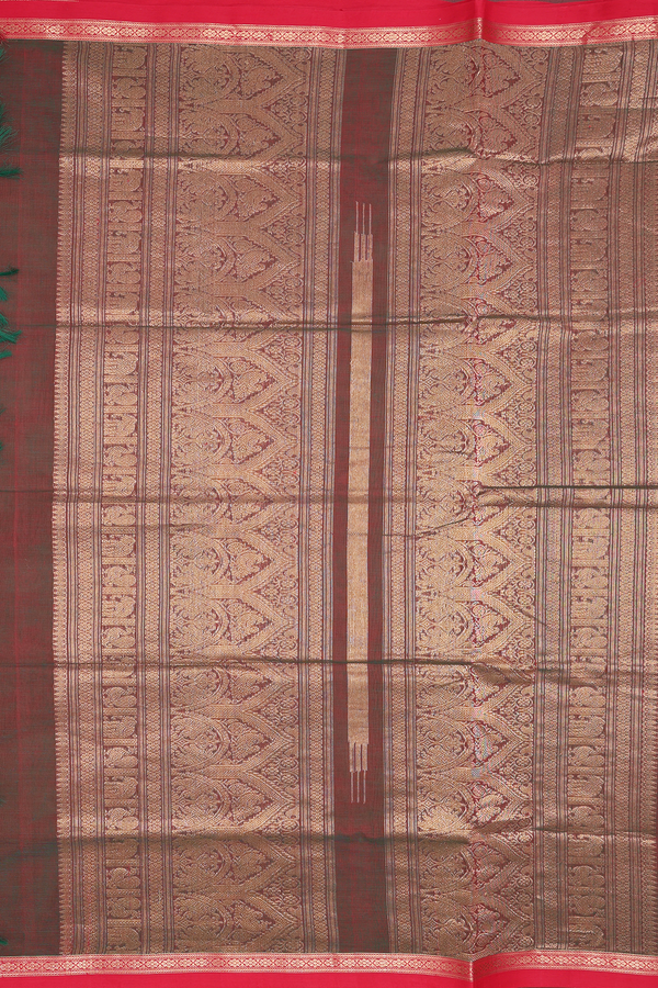 Coimbatore Cotton Saree In Manthulir With Diamond Buttas