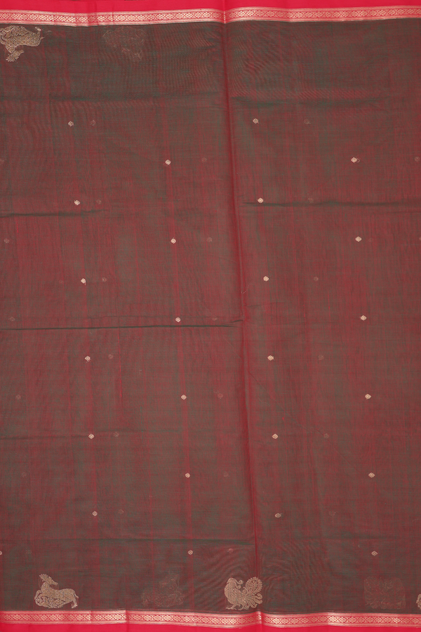 Coimbatore Cotton Saree In Manthulir With Diamond Buttas