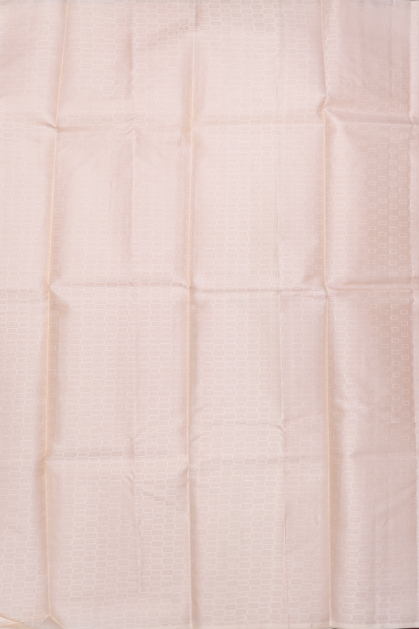 Zari Border Pale Pink Silk Dhoti With Shirt Material