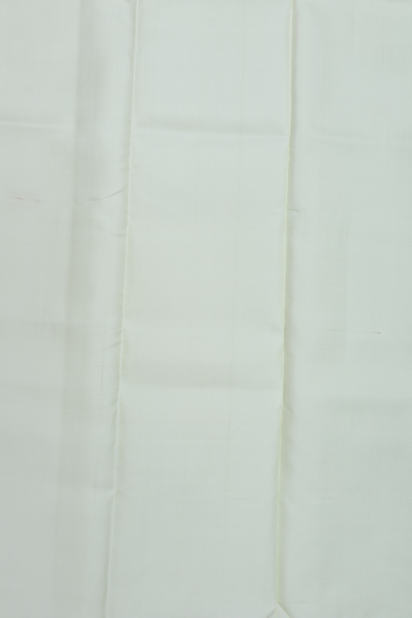 Diamond Border Pale Green Silk Dhoti With Shirt Material