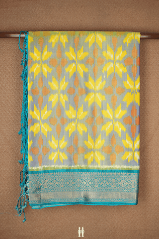 Floral Design Dual Tone Soft Silk Saree