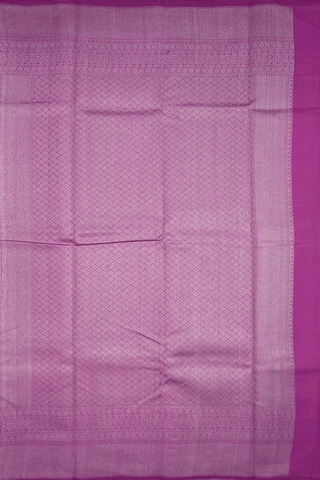 Jacquard Pattern Purple Rose Kanchipuram Silk Saree