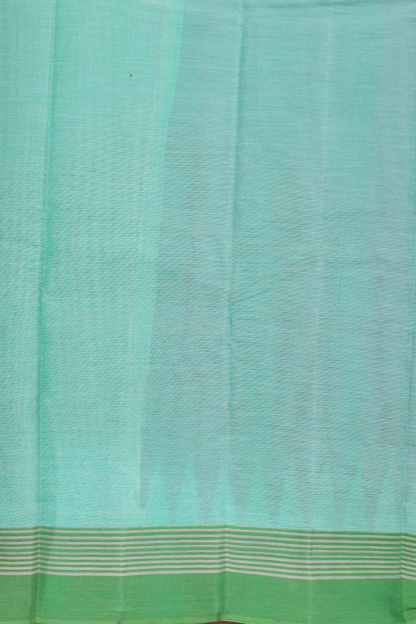 Kanchi Cotton Saree In Grey With Contrast Border