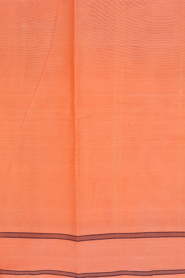 Kanchi Cotton Saree In Pastel Green With Checks Design