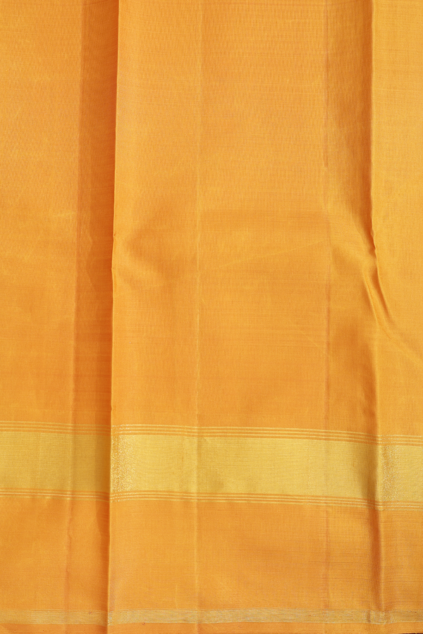 Kanchipuram Silk Saree In Black And White With Checks Design