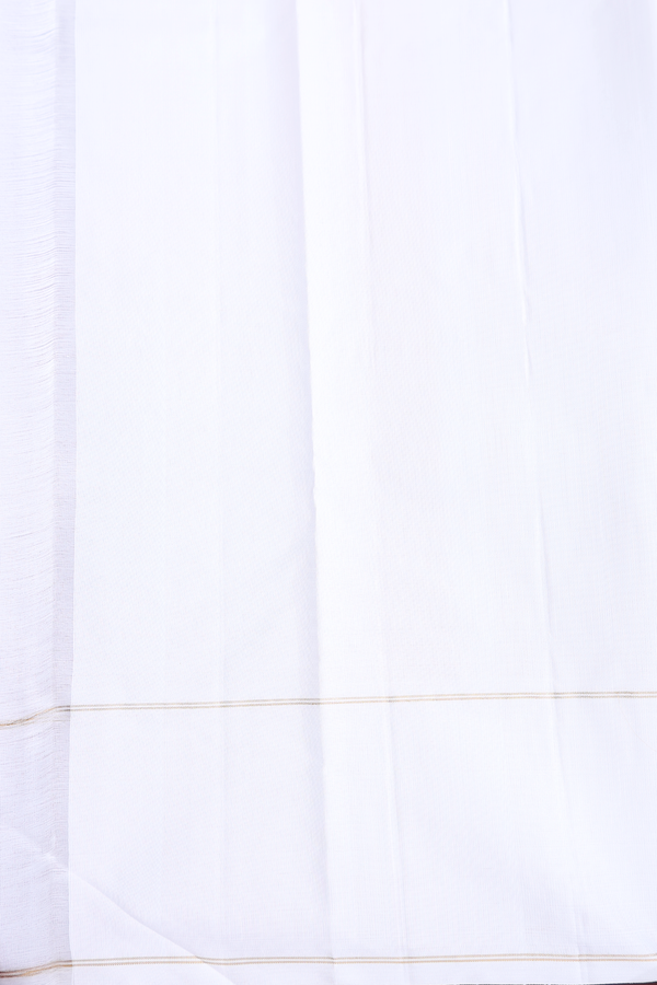 Kanchipuram Silk Saree In Dark Green With Zari Buttas