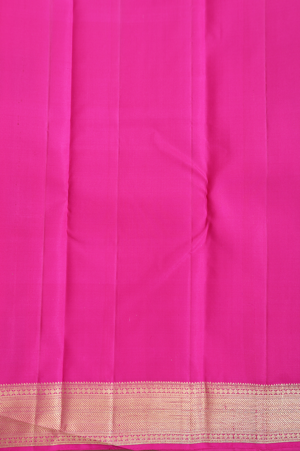 Kanchipuram Silk Saree In Multicolor With Checks Design