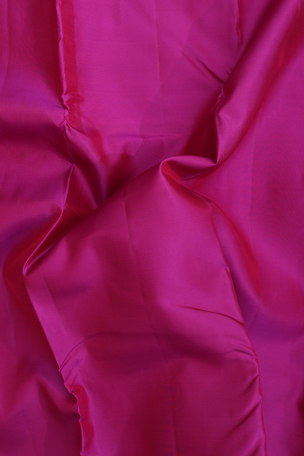 Kanchipuram Silk Saree In Purple With Contrast Border