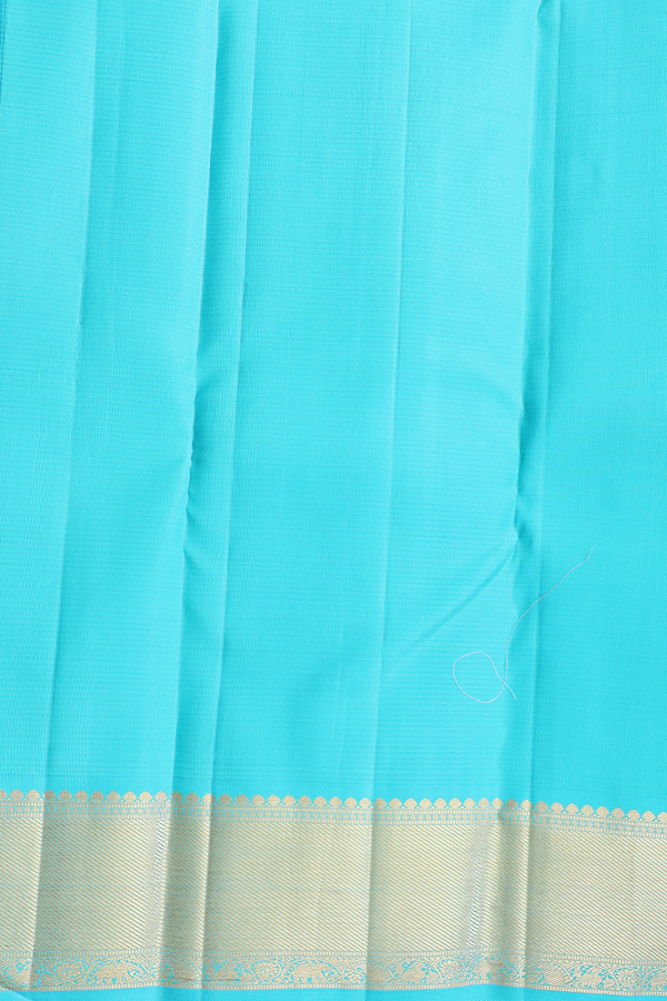 Kanchipuram Silk Saree In Purple With Stripes Design