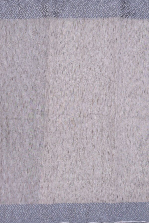 Kota Cotton Saree In Light Grey With Allover Design