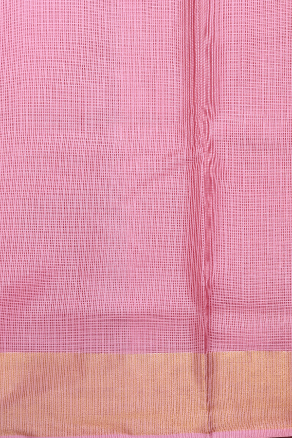 Kota Silk Saree In Pink With Paisley Buttas