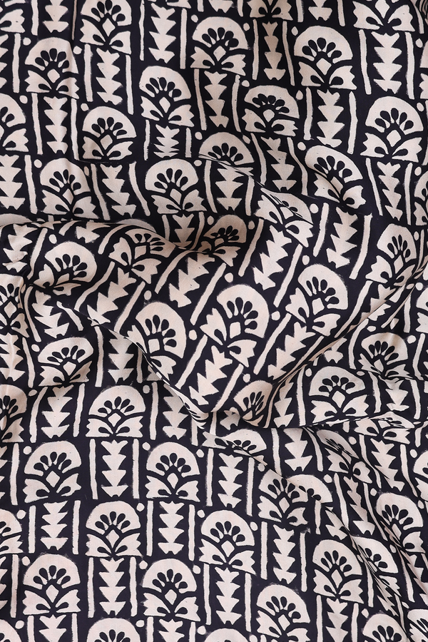 Modal Silk Saree In Black With Printed Design