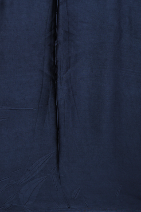 Modal Silk Saree In Charcoal Grey With Shibori Design