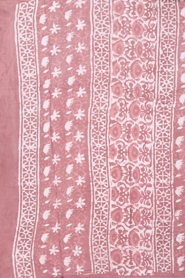 Modal Silk Saree In Cocoa Brown With Paisley Design