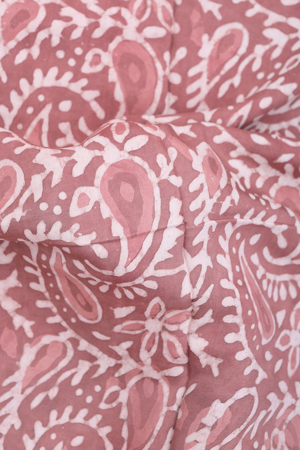 Modal Silk Saree In Cocoa Brown With Paisley Design