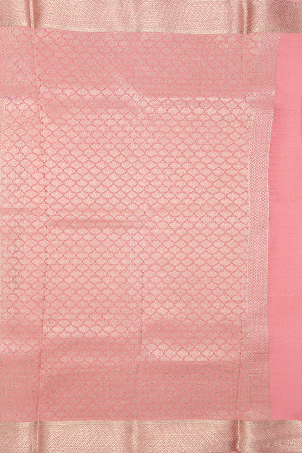 Mysore Silk Saree In Grape Purple With Floral Design