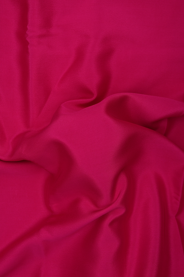 Mysore Silk Saree In Magenta With Paisley Border