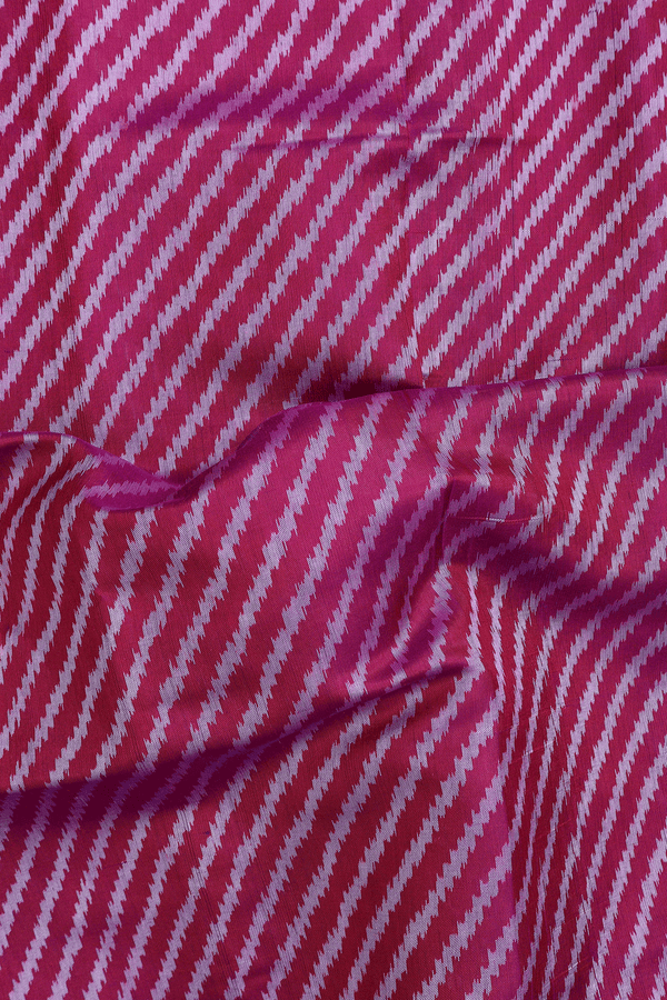 Patola Silk Saree In Berry Purple With Diagonal Design