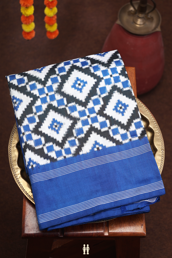 Pochampally Silk Saree In Multicolor With Printed Design