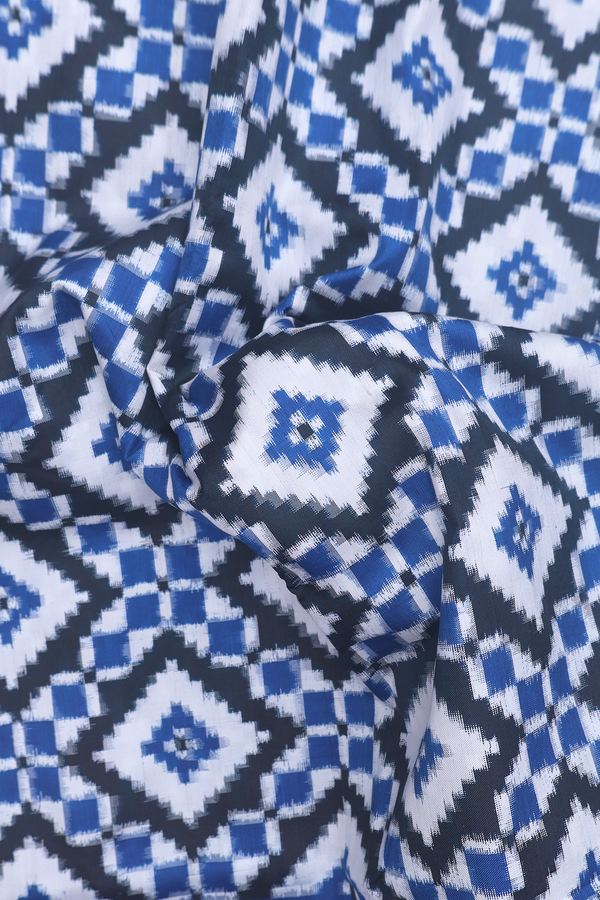 Pochampally Silk Saree In Multicolor With Printed Design