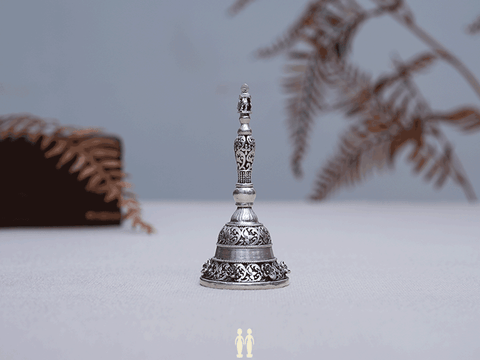 Pure Silver Pooja Bell