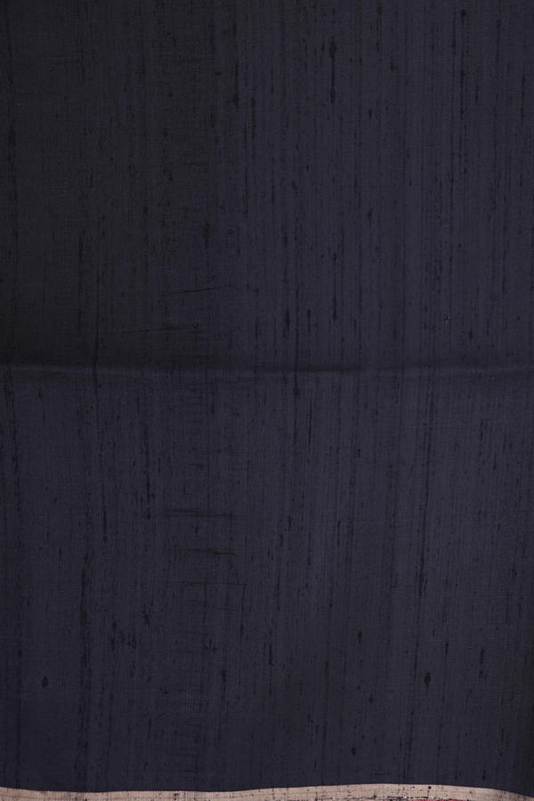 Raw Silk Saree In Hot Pink With Checks Design