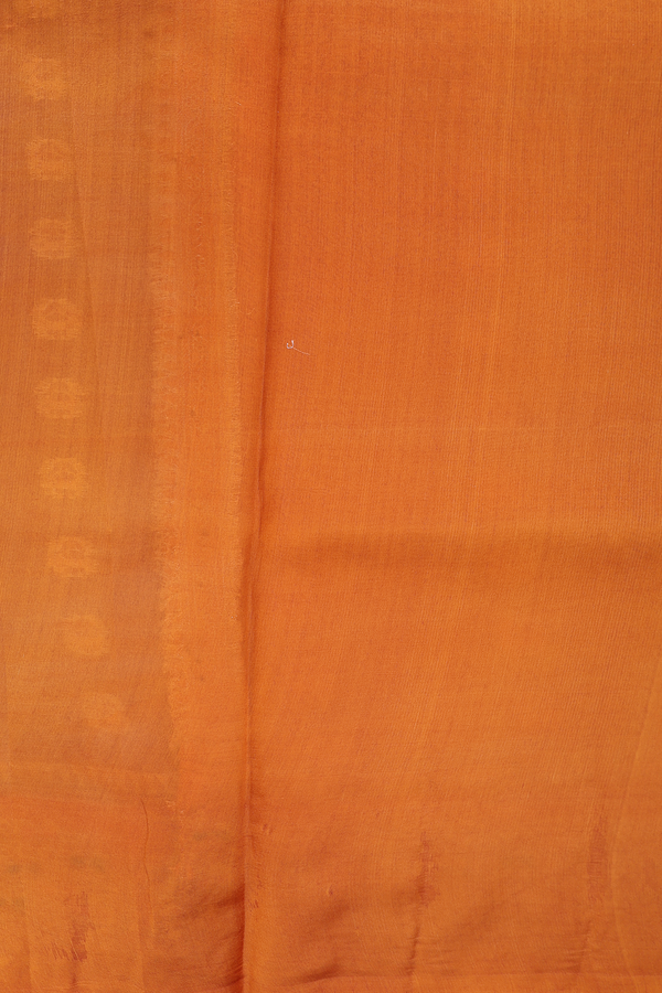 Raw Silk Saree In Purple With Floral Buttas