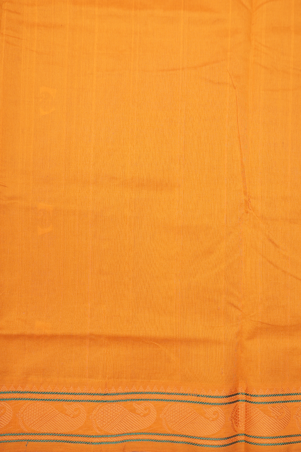 Semi Silk Cotton Saree In Maroon With Paisley Buttas