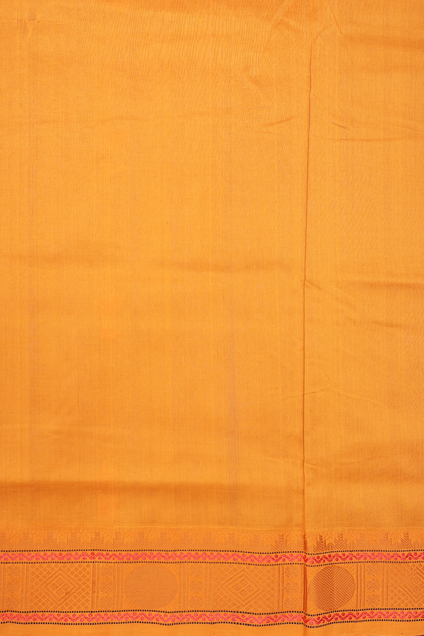 Semi Silk Cotton Saree In Royal Blue With Threadwork Buttas