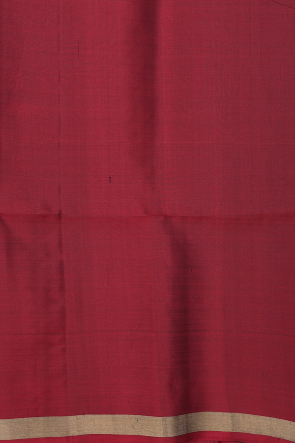 Soft Silk Saree In Teal Blue With Floral Buttas