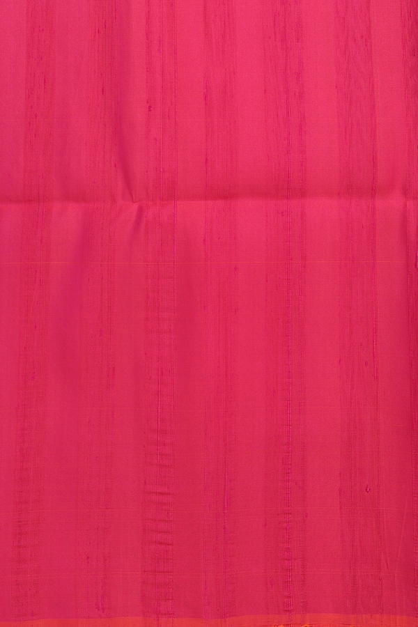 Soft Silk Saree In Moss Green With Contrast Pallu