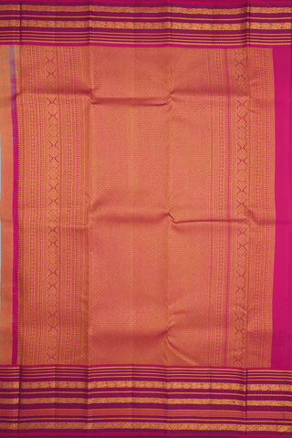 Zari Striped Design Pastel Green Kanchipuram Silk Saree