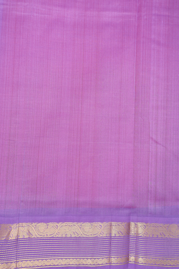 Silk Cotton Saree In Red Orange With Contrast Border