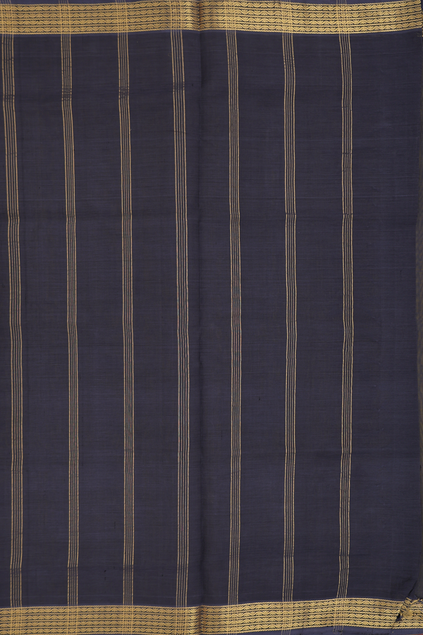 Traditional Silk Cotton Saree In Yellow With Zari Border