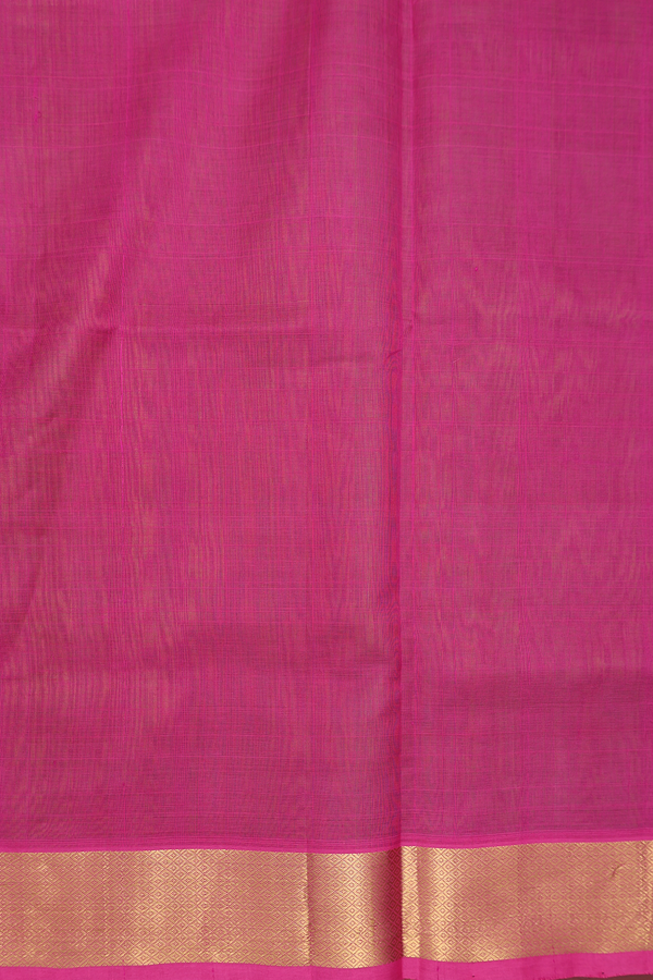 Traditional Silk Cotton Saree Pear Green With Paisley Buttas